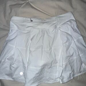 White Athletic Skirt